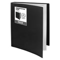 Dunwell Binder with Plastic Sleeves 48-Pocket (Black) - Presentation Book  8.5 x 11 Portfolio Folder with Clear Sheet Protectors  Displays 96-Page Documents  Certificates  Important Papers