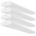 FAITHSAIL 4FT LED Wraparound 40W Wrap Light, 4400lm, 4000K Neutral White, 4 Foot Shop Lights for Garage, 48 Inch LED Light Fixtures, Fluorescent Tube Replacement, 4 Pack Condition-New