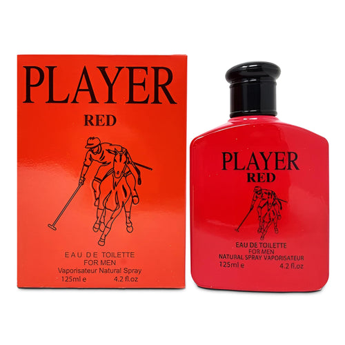 A CENTER Cologne for Men Player Red Natural Spray Classic Long Lasting Scent Wonderful Fragrance Gift Eau De Toilette Men Perfume for Daily Use 3.4 Fluid Ounce