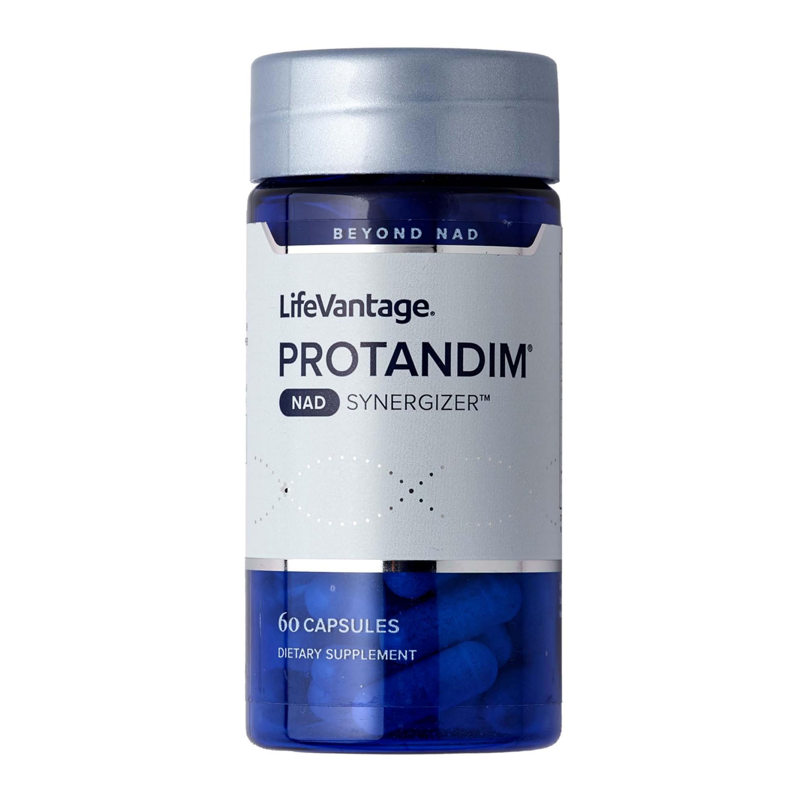 LifeVantage Protandim NAD Synergizer, NAD Supplement for Energy, Mood, Healthy Aging Support, Sirtuin Activation, Cellular Energy & Vascular Support, Remove Cellular Waste, 60 Capsules Condition-New