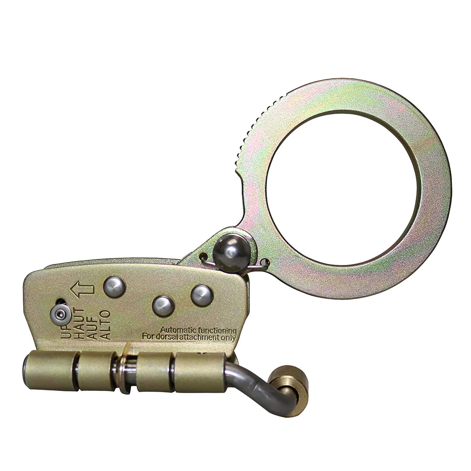 AFP Self-Locking Rope Grab with 2.25 inch Connecting Eye, used with 5/8? Lifeline Rope, For Construction, Climbing, Fall-Protection, 310 lb. Capacity (OSHA/ANSI Compliant)-Like New Condition-Like New