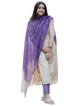 GoSriKi Women's Rayon Blend Straight Solid Kurta with Pant and Dupatta, BEIgE, S Condition-New