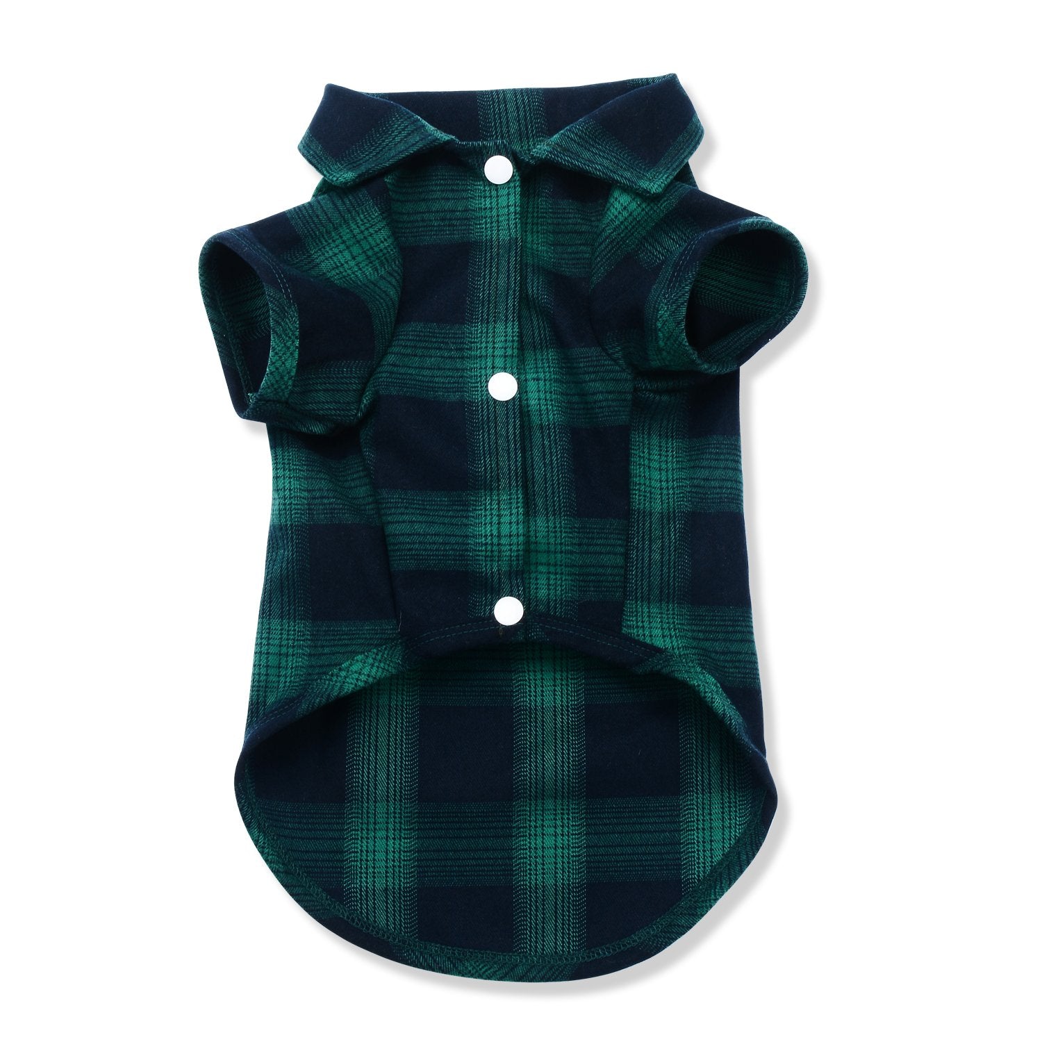 Koneseve Dog Shirt  Pet Plaid Clothes Shirt T-Shirt  Sweater Bottoming Shirt for Small Dog Cat Puppy Grid Adorable Wearing Stylish Cozy Halloween Christmas Costumes (Green;XXL)