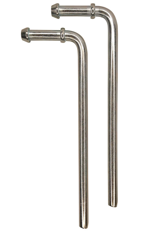 -2 Pack- 90A bend Universal Weld In Place Exhaust Hanger Rod - MADE IN THE USA