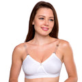 Trylo Alpa Strapless WomenS Bra Hoisery Cotton F-Cup White 42