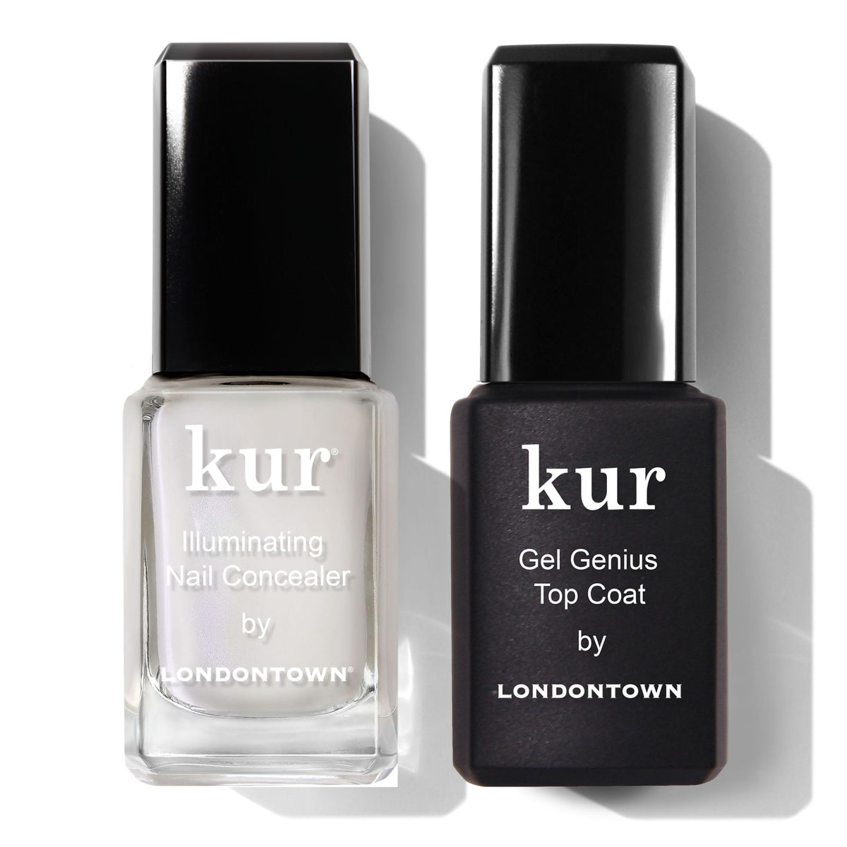 LONDONTOWN kur Nail Concealer & Gel Genius Top Coat, Original + Top Coat