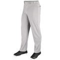 CHAMPRO boys Youth MVP Open Bottom Relaxed Fit Baseball Pant  Grey  X-Small