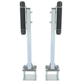 KUAFU Adjustable 13-29.5 Trailer Guide Compatible with Boat Trailer Universal Fit Pontoon Trailer Guide-on Steel+Rubber Zinc-Plated Trailer Guide Poles