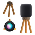 HOOKMEMO Speaker Stand for HomePod 2 (Real Wood Stand :Black Walnut and Beech) Condition-New