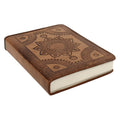 Ajuny Leather Bound Journal Unline Pages Notebook For Men Women Embossed Handmade Paper Gifts 7x5 Inch