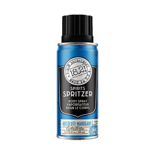18.21 Man Made Men’s Spirits Spritzer Absolute Mahogany, 3.4 oz. - Long-Lasting All Over Body Spray with Masculine Aromatics - Gifts for Him