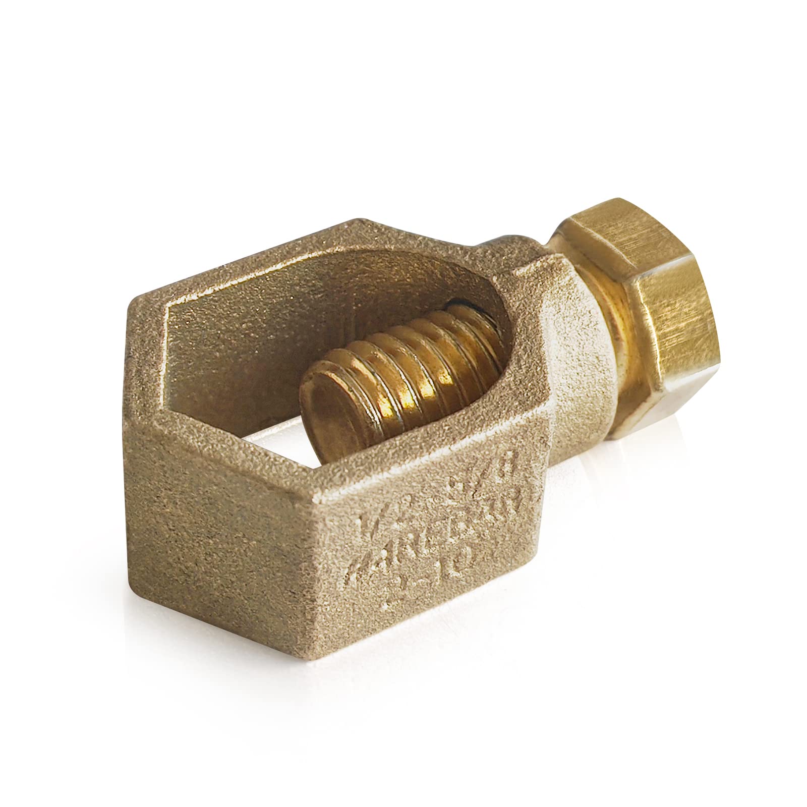 Copper Ground Rod Clamp  Great for 1/2 - 5/8 Grounding Rods (2  CP58 (1/2-5/8))