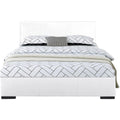 Camden Isle Abbey Platform Bed, White, King Condition-New