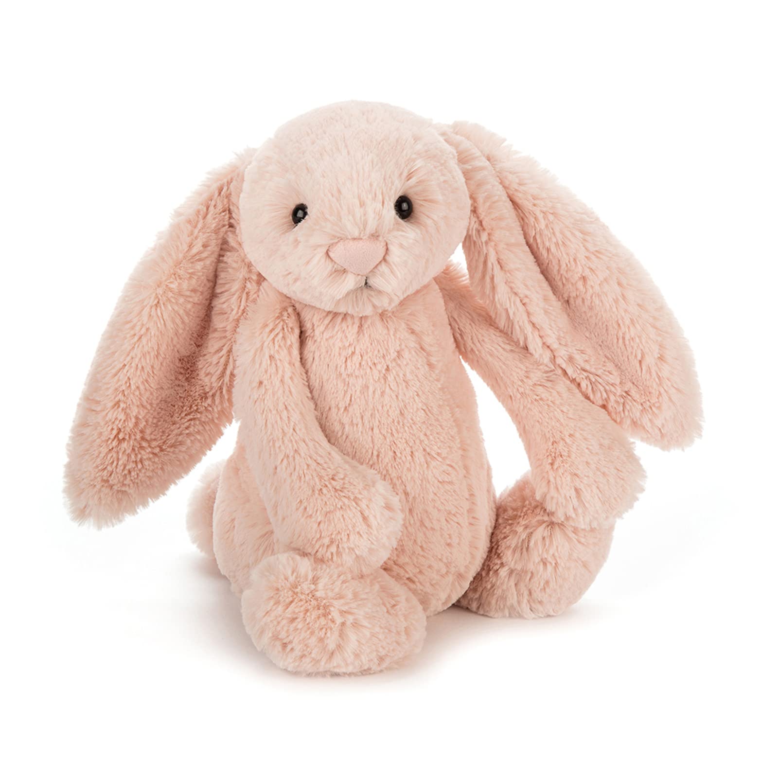 Jellycat Bashful Blush Bunny Stuffed Animal, Medium 12 inches - Rabbit and Bunny Plush Toy - Classic Childrens Gift