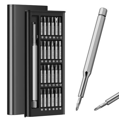 25 in 1 Mini Precision Screwdriver Set  Dlnope Professional Magnetic Tiny Repair Tool Kit for Phone  Macbook  Computer  Watch  Laptop  Ring Doorbell  Eyeglass  Electronic  Screw Driver [Bearing Steel]
