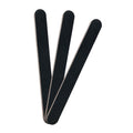 3 Pack Professional Emery Boards, 100/180 Grit Nail File for Acrylic and Natural Nails, Reusable, Black