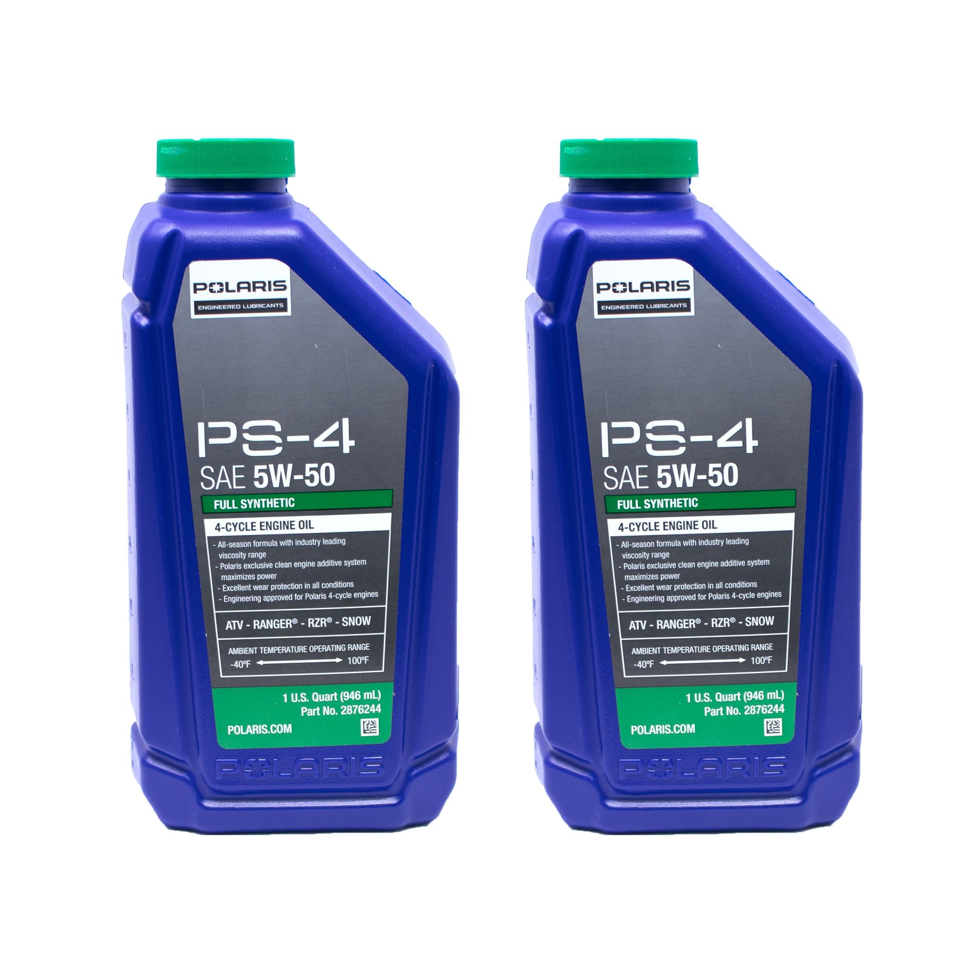 Edwards Oil Bundle PS4 two pack fits Polaris ATVs, UTVs and SXSs 2876244 Condition-New