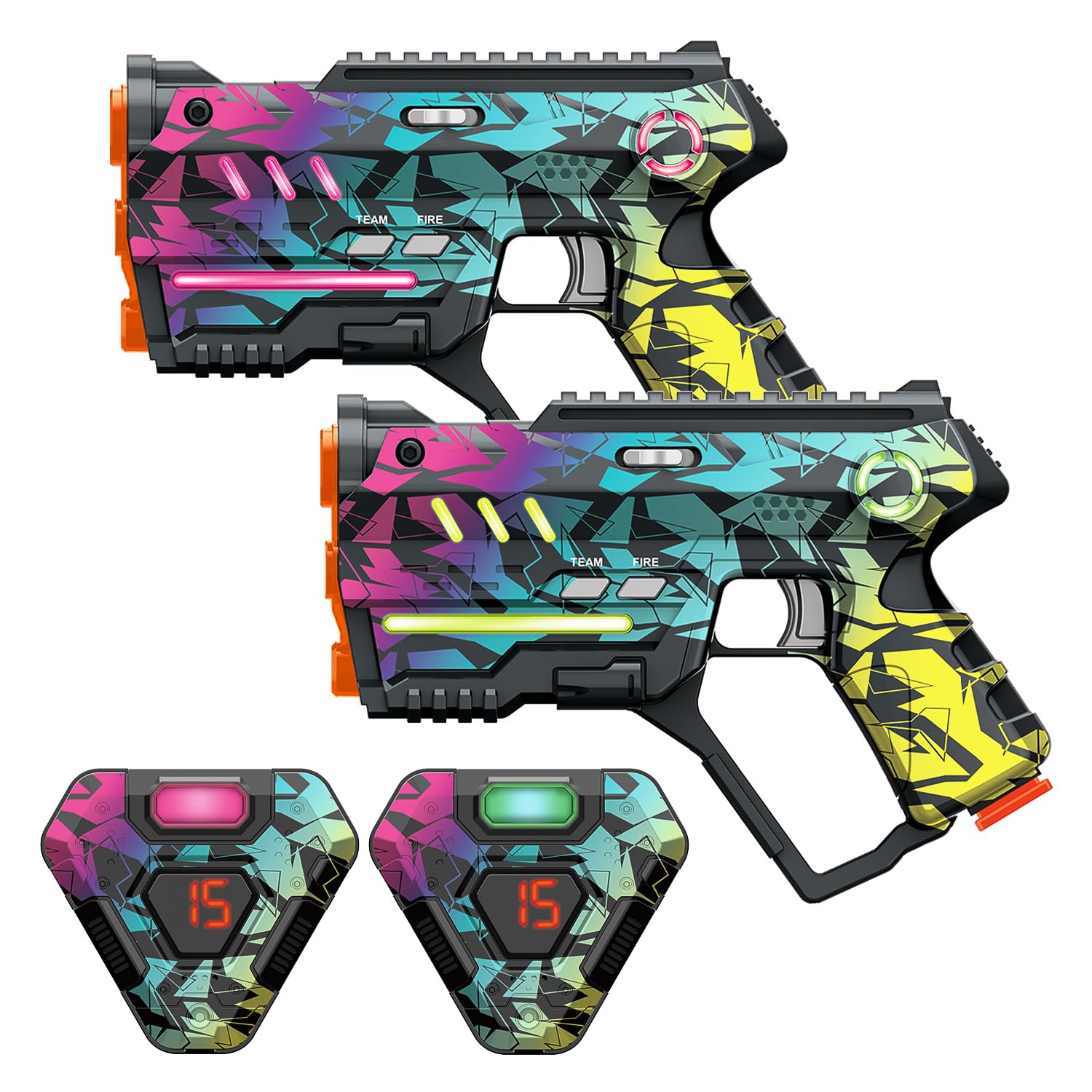 Laser Tag Set of 2, Lazer Tag Game for Kids Indoor & Outdoor Play, Gift Ideas for Kids Teens and Adults, Cool Toys for Teenage Ages 8 9 10 11 12+Year Old Boy & Girls Condition-New