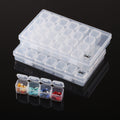 Mr. Pen- Diamond Painting Bead Storage Containers  28 Grids  2 Pack  Includes 160pcs Label Stickers  Diamond Art Bead BoxOrganizer