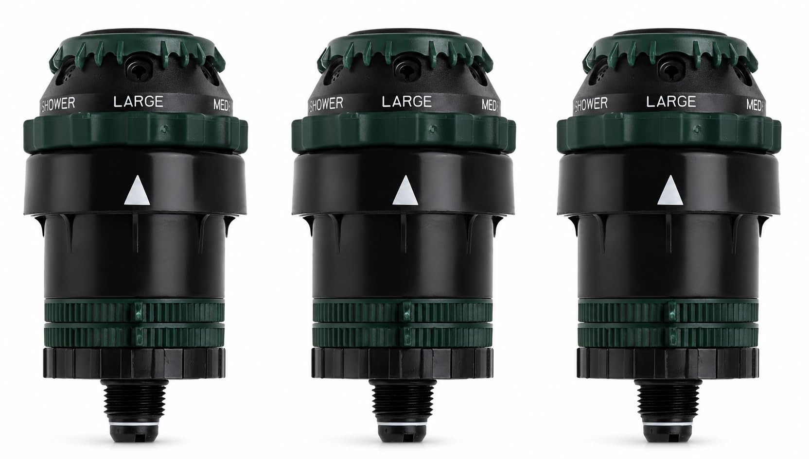 3-Pack Orbit 58565N H2O-Six Gear-Drive Sprinkler