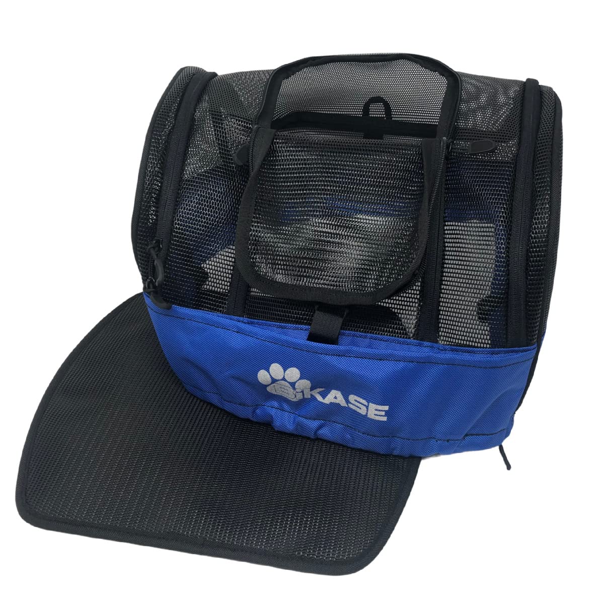 BiKase Pet Carrier Cover for Bike Basket - Comfort Mat Included  Ideal for Dog and Cat Bike Rides  Soft-Sided Ventilated Dog Bike Basket