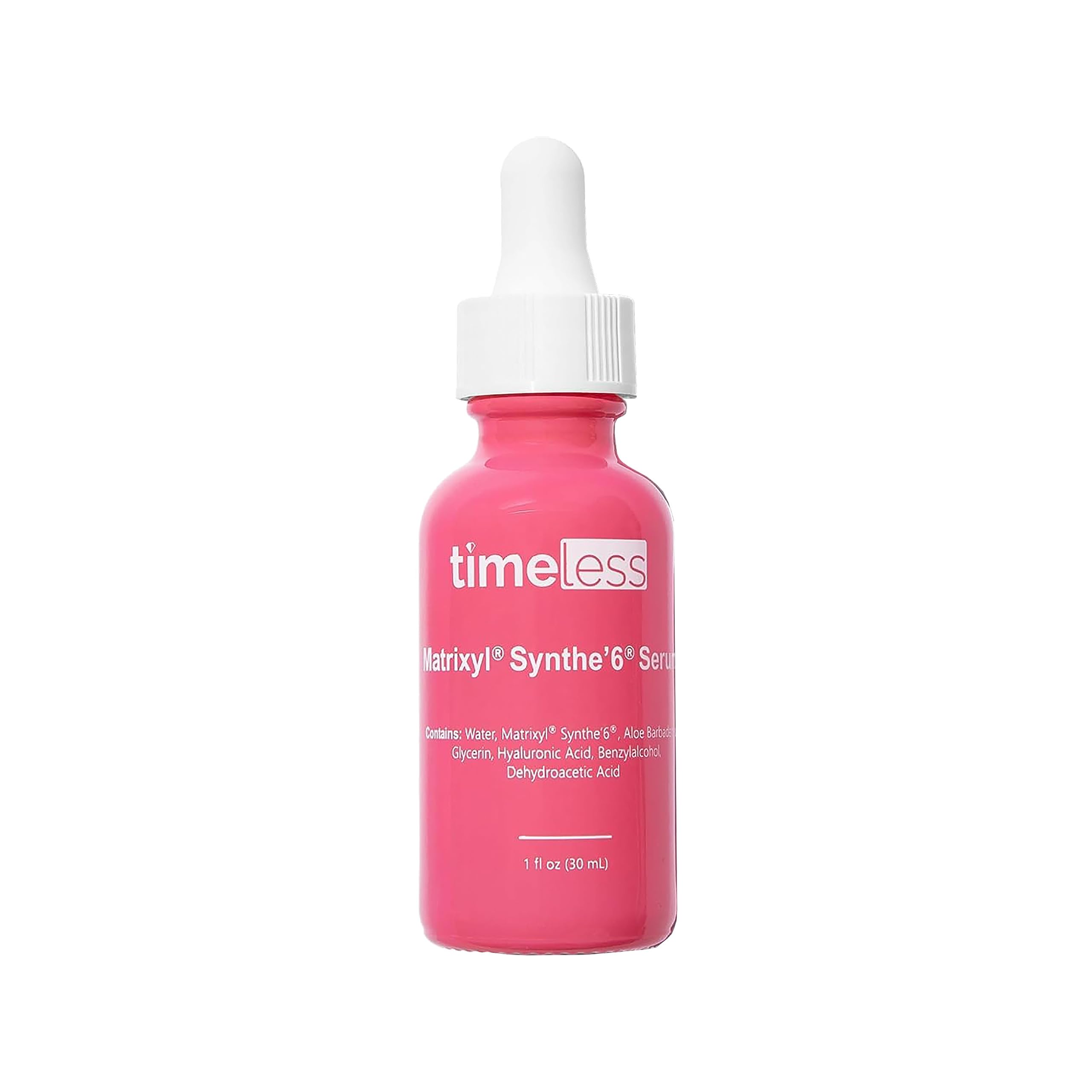 Timeless Skin Care Matrixyl Synthe’6 Serum - Face Serum for Skin Care - with Hyaluronic Acid for Hydration - 1 oz