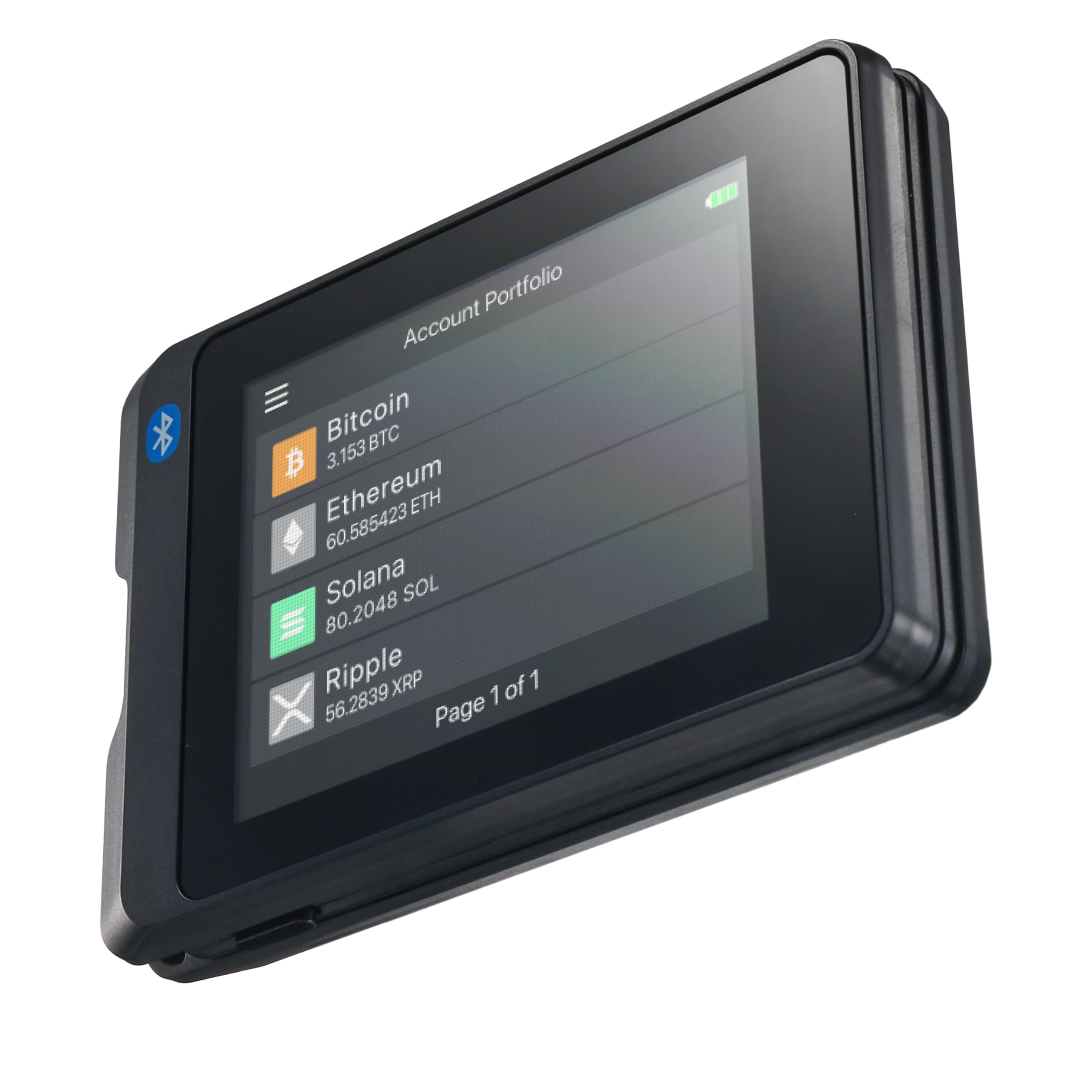 SecuX W20 Crypto Wallet with Intuitive Touchscreen, Hardware Wallet with Bluetooth, Easy to Manage Bitcoin, Ethereum, NFTs, Tokens, and Cryptocurrency with Military-Grade Security Features Condition-New