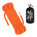 AOLEBA 10.5 mm Static Climbing Rope 10M(32ft) 20M(64ft) 30M(96ft) 50M(160ft) 70M(230ft) Outdoor Rock Climbing Ropes  Escape Rope Ice Climbing Equipment Fire Rescue Parachute Rope
