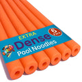 Oodles of Noodles Deluxe Pool Noodles Foam - Pack of 6 - Extra Dense