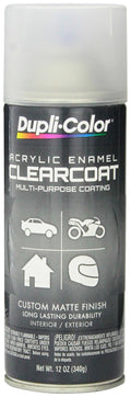 Dupli-Color DA1693 Multi-Purpose Acrylic Enamel Spray Paint - Flat White - 12 oz. Aerosol Can