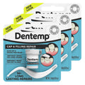 Dentemp Maximum Strength Loose Cap and Lost Filling Repair - Dental Repair Kit for Instant Pain Relief (Pack of 3) - Packaging May Vary