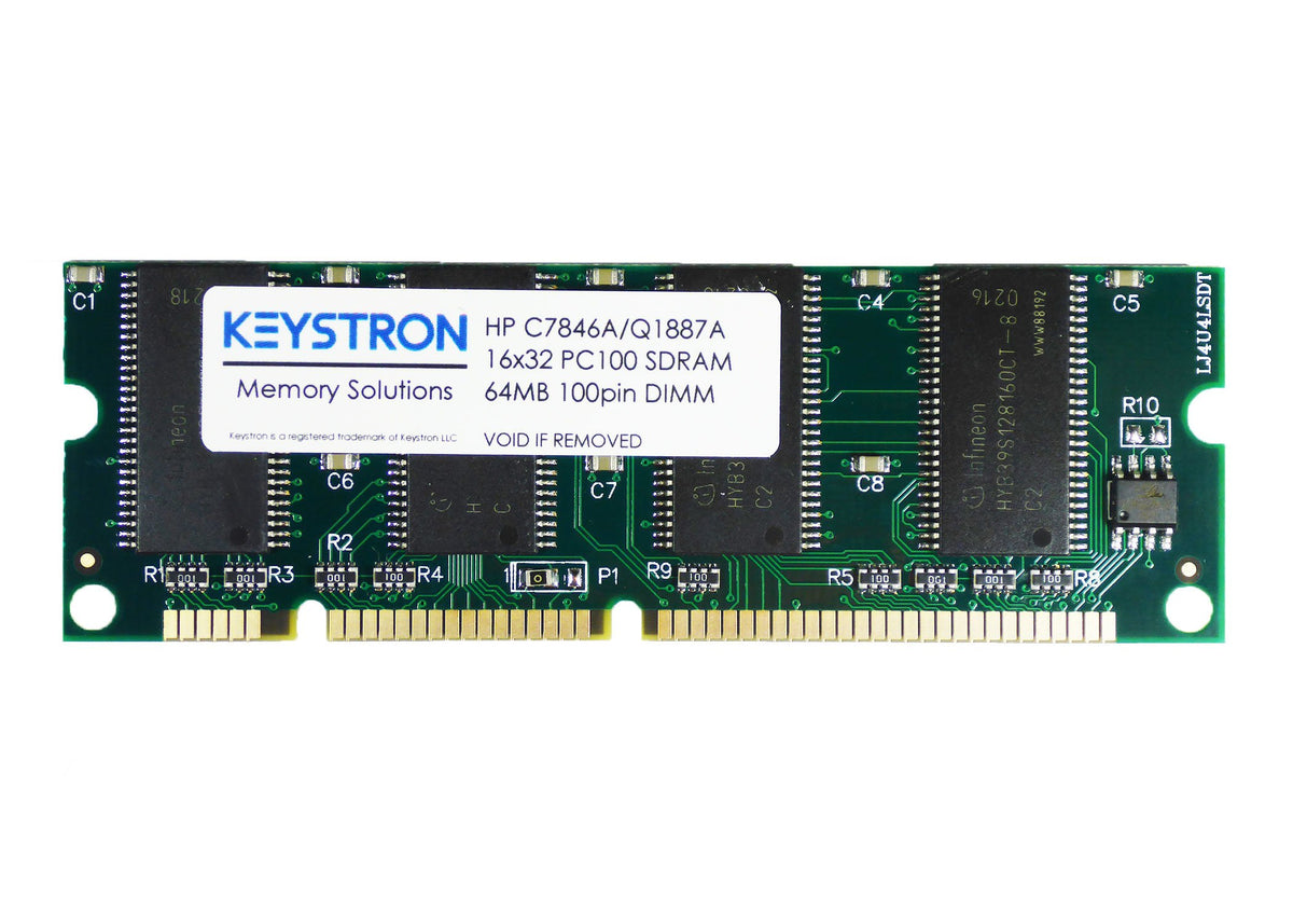 64MB 100 pin PC100 SDRAM Memory Compatible with HP C3913A C7846A Q1887A Q7708AX for Color Laserjet 1200 1200se 1200n 1220 1320 1300 1300n