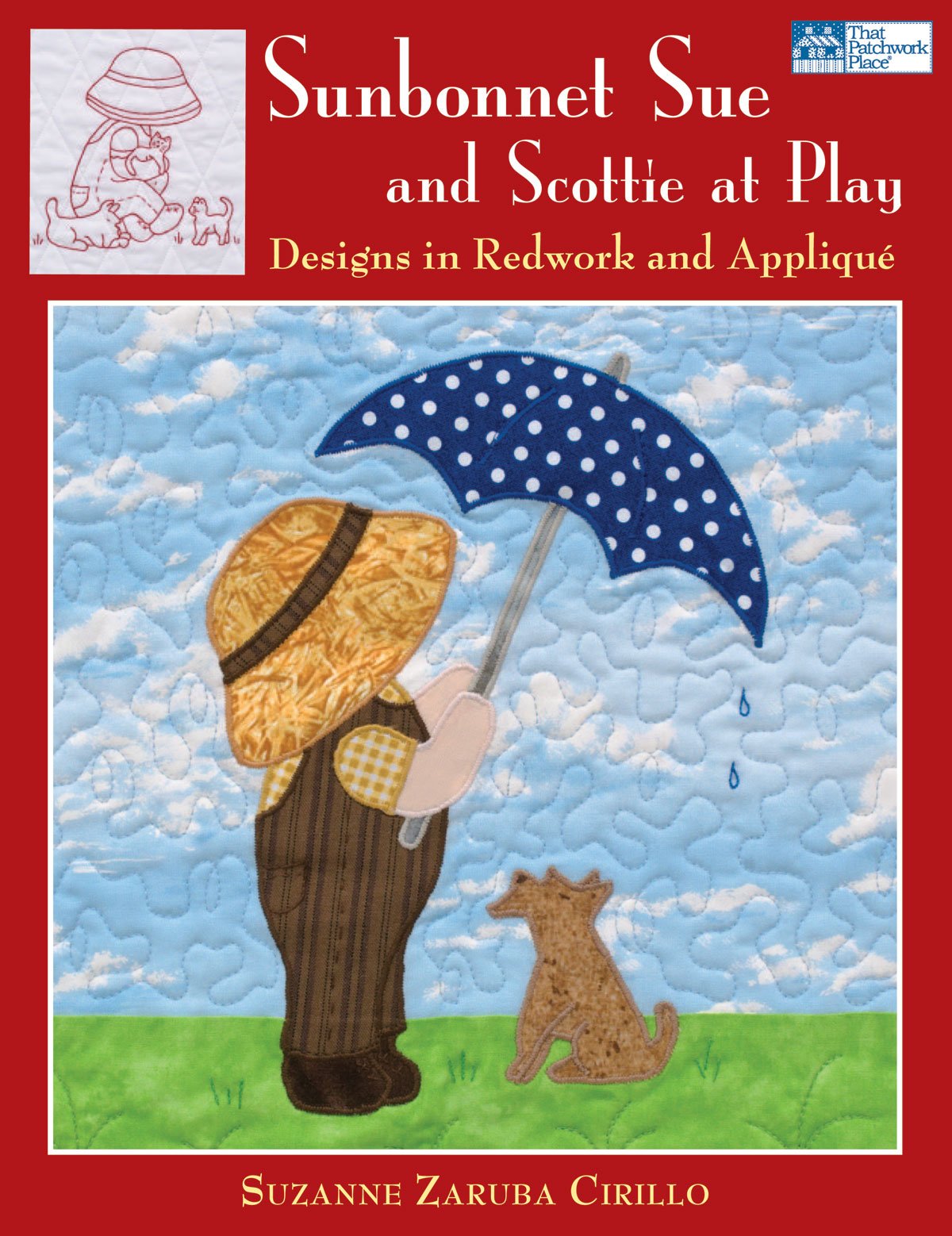 Sunbonnet Sue and Scottie at Play: Designs in Redwork and Applique-used