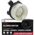 Lower HVAC Blower Motor - Compatible with Acura, Buick, Cadillac & More - MDX, RDX, TL, TSX, Lucerne, DTS - Heater Blower Motor - Blower Motor Assembly - Replaces 15-80644, 15-80644AA, 79310STKA41