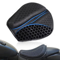 SKYJDM Motorcycle Seat Cushion, Shock Absorbing & Pressure Relieving, Large