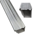 A-M Gutter Guard ?remium Heavy-Duty Lifetime Quality Aluminum - Leaf & Debris Protection, (6 Inch - 100 Feet, Mill Finish) - DIY Easy - Made in The USA Condition-New