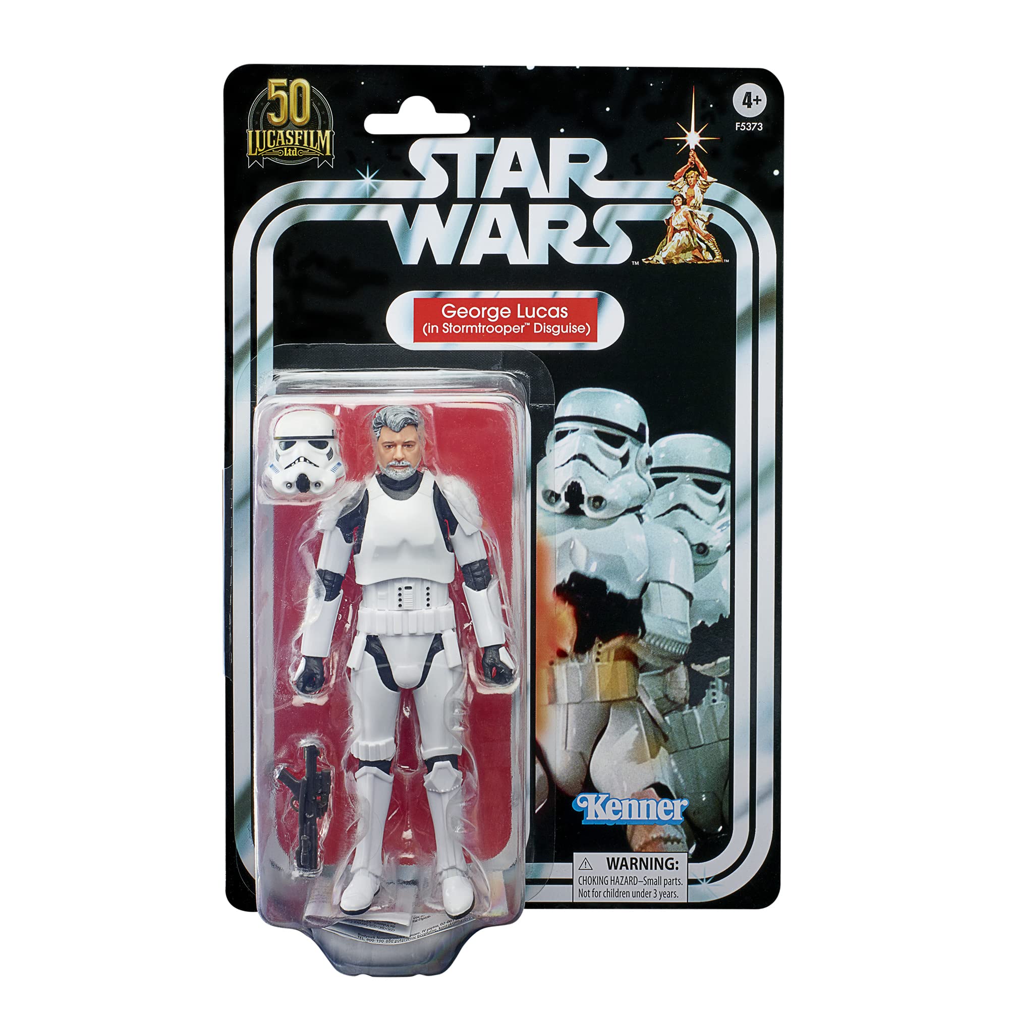 STAR WARS The Black Series george Lucas (in Stormtrooper Disguise) Toy 6-Inch-Scale Lucasfilm 50th Anniversary Figure  collectible Toy F5373