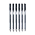 Uni-Ball Signo Um-100 0.7Mm Gel Pen | Black Ink  Pack Of 6