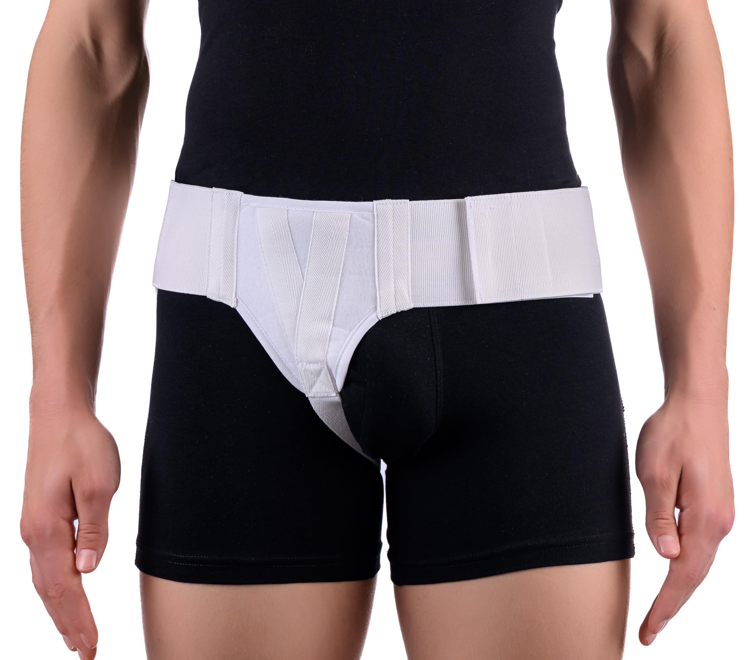 FlexaMed Right Side Inguinal Groin Hernia Truss with Compression Pad - Medium-Like New Condition-Like New