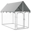 vidaXL Outdoor Dog Kennel with Roof 78.7Inchx39.4Inchx59.1Inch Condition-Used