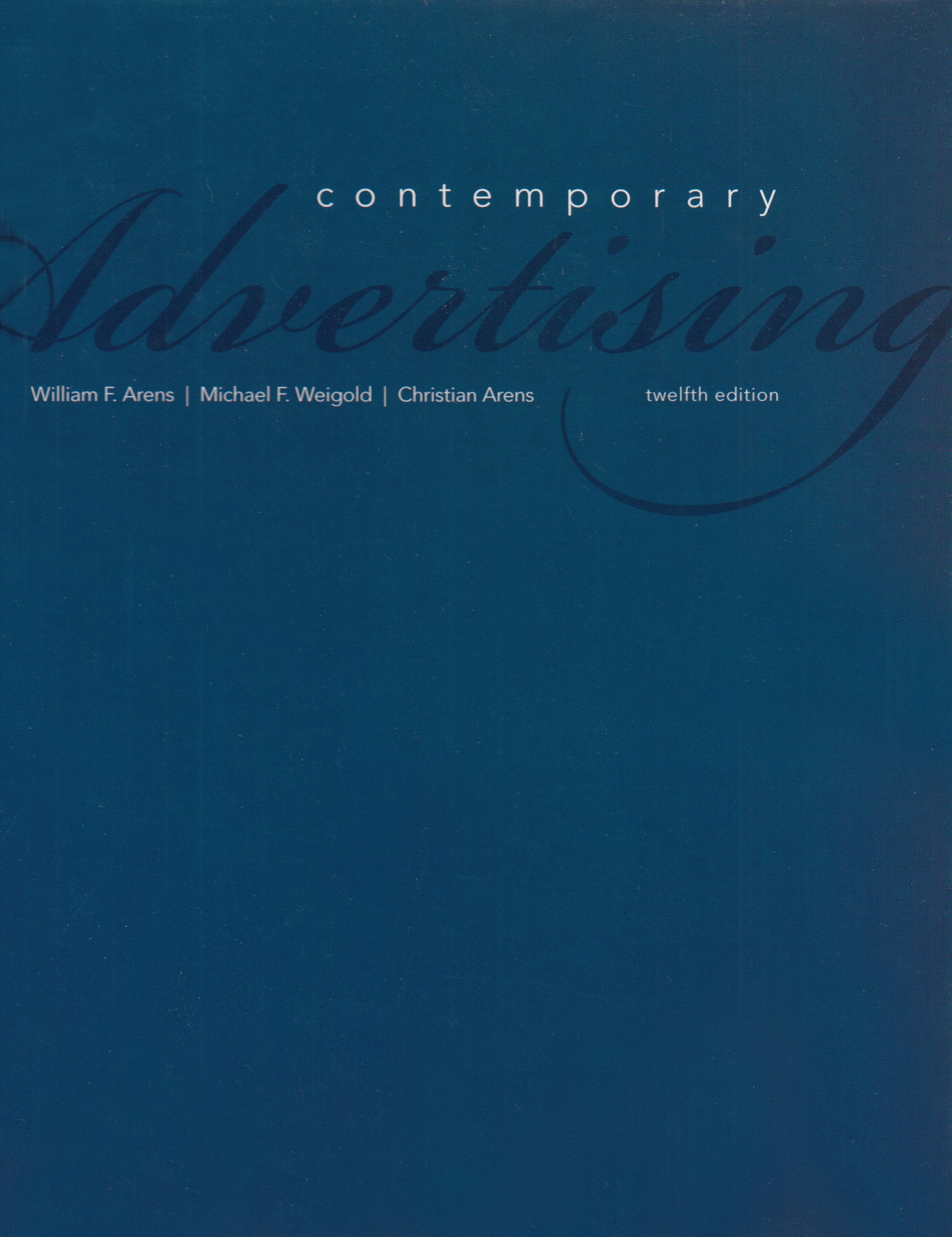 Contemporary Advertising-used
