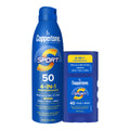 Coppertone Sport Sunscreen Spray and Stick, Variety Pack, 2 Items