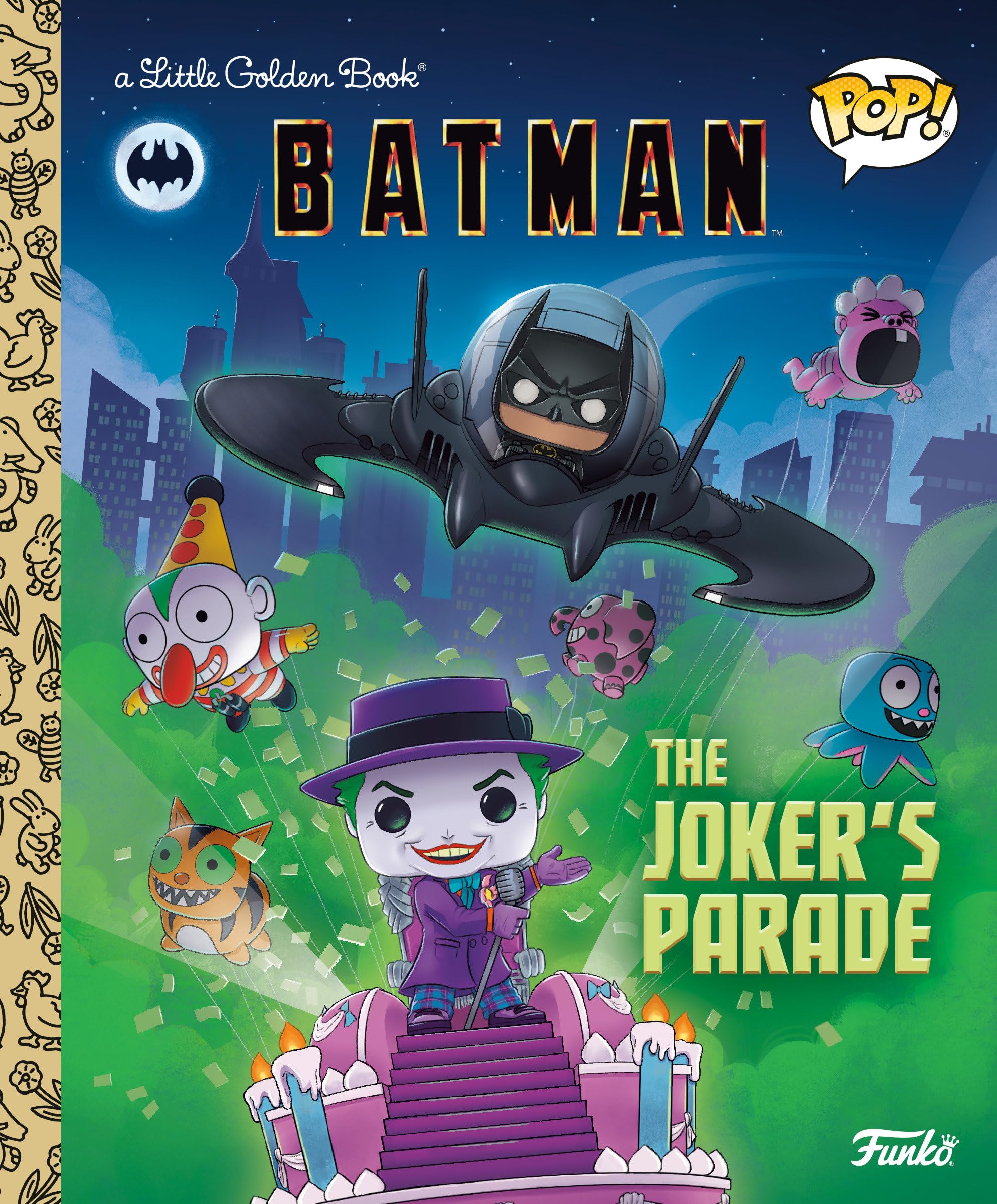 DC Batman: The Joker's Parade (Funko Pop!) (Little Golden Book) Condition-New