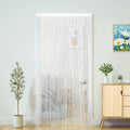 YaoYue Boho String Door Curtain for Doorway, White, 39 W × 79 L, 1 Panel