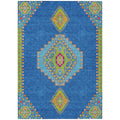 Addison Rugs Chantille ACN1014 Blue 5 x 76Inch Indoor Outdoor Area Rug, Easy Clean, Machine Washable, Non Shedding, Bedroom, Entry, Living Room, Dining Room, Kitchen, Patio Rug