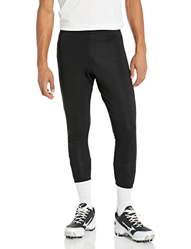 Alleson Ahtletic Unisex-Adult Pull on Baseball Pants, Black, Small Refurbished