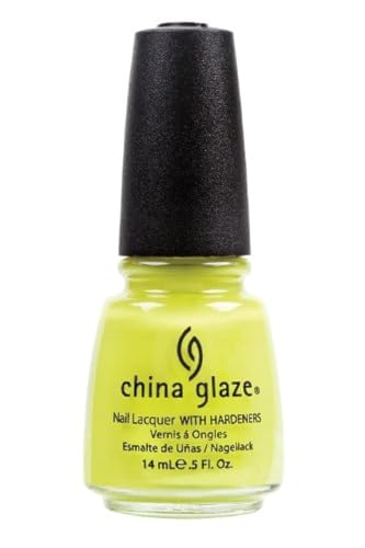 China Glaze Nail Polish, Electric Pineapple, 0.5 Fluid Ounce Refurbished