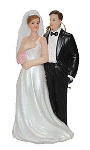 December Diamonds Bride and Groom Wedding Couple Christmas Ornament Decoration Refurbished