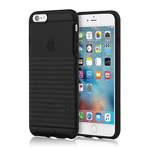 iPhone 6S Plus Case, Incipio Rival Case [Textured] Bumper Cover fits Both Apple iPhone 6 Plus, iPhone 6S Plus - Black Refurbished