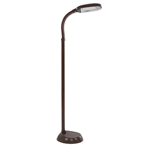 Lavish Home Sunlight Floor Lamp, Wood Grain (60) by Lavish Home Refurbished